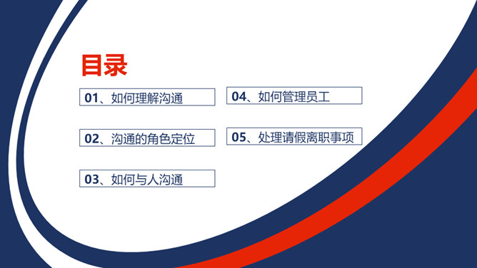 高效沟通技巧PPT模板