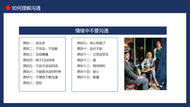 高效沟通技巧PPT模板