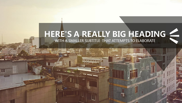 大图排版扁平化简约商务PPT模板