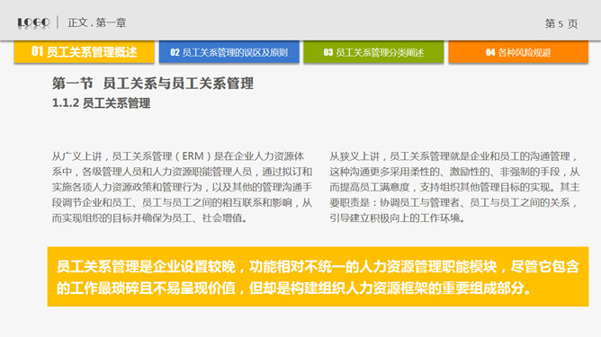 员工关系管理PPT培训课件