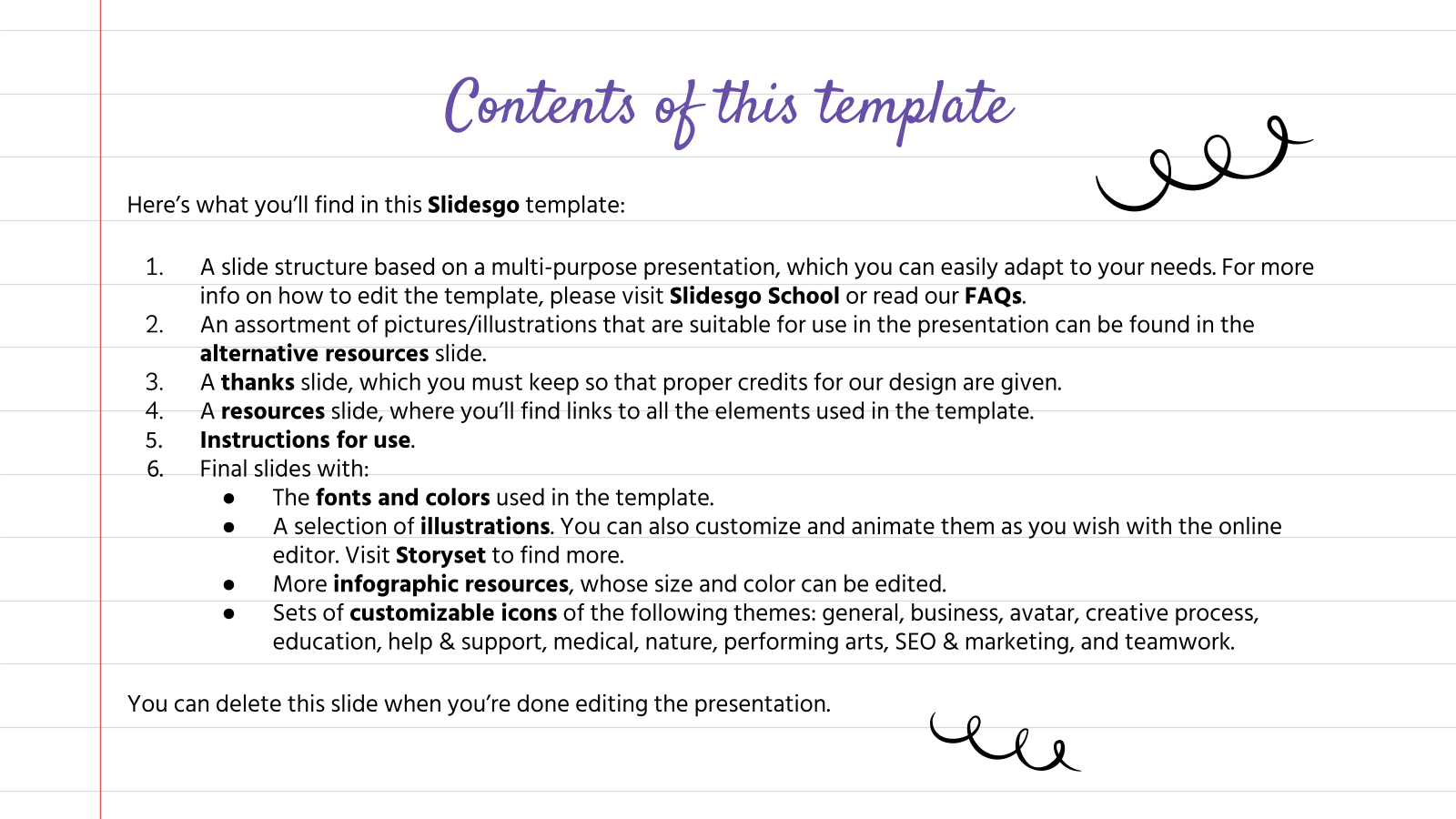 Doodle Business&Consulting Toolkit PPT