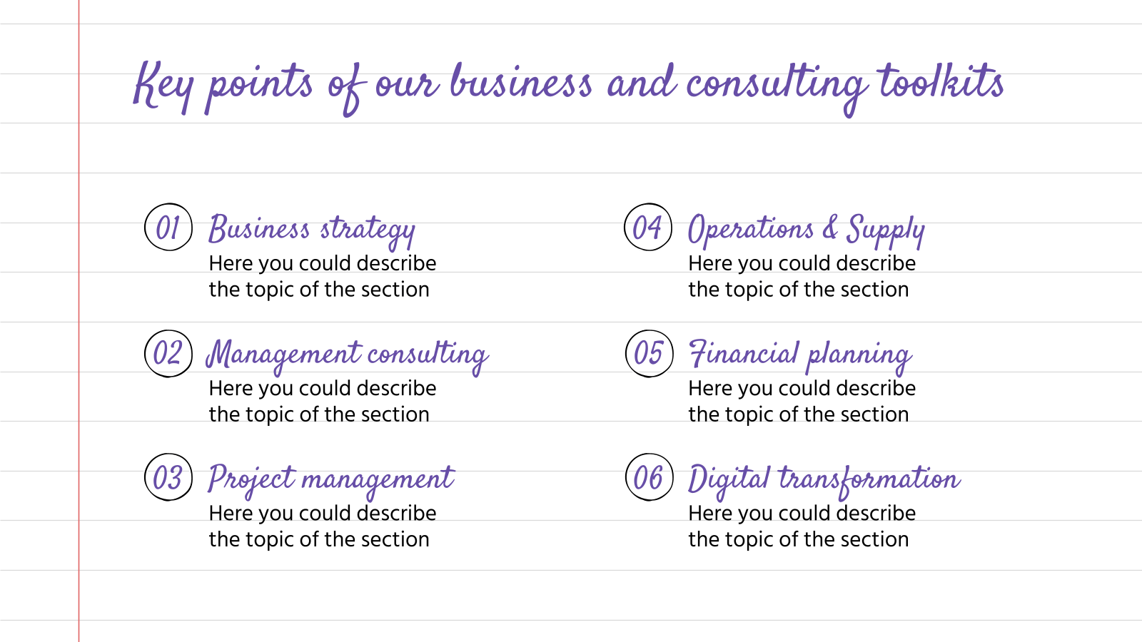 Doodle Business&Consulting Toolkit PPT