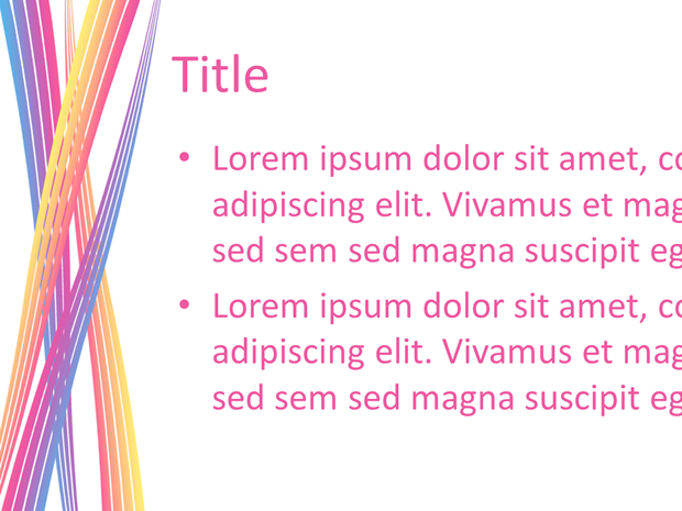 夏日时尚购物潮流PPT模板
