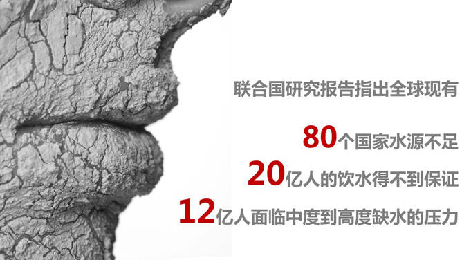 倡导节约用水宣传PPT