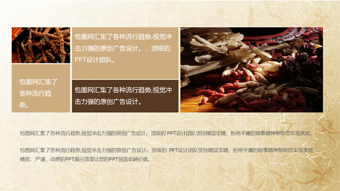 传统中药中医文化PPT模板