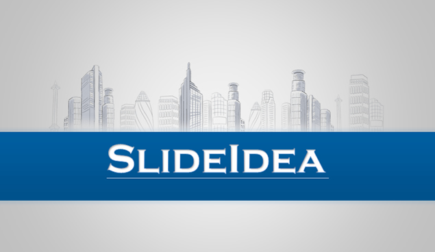 手绘现代都市商务PPT模板