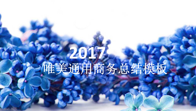 唯美实用商务通用工作总结与工作计划PPT模板