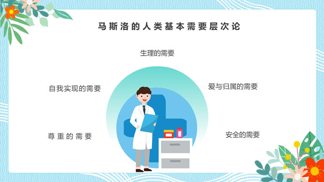 人文关怀与优质护理服务PPT模板