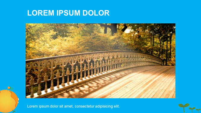 简约扁平化创意卡通PPT模板