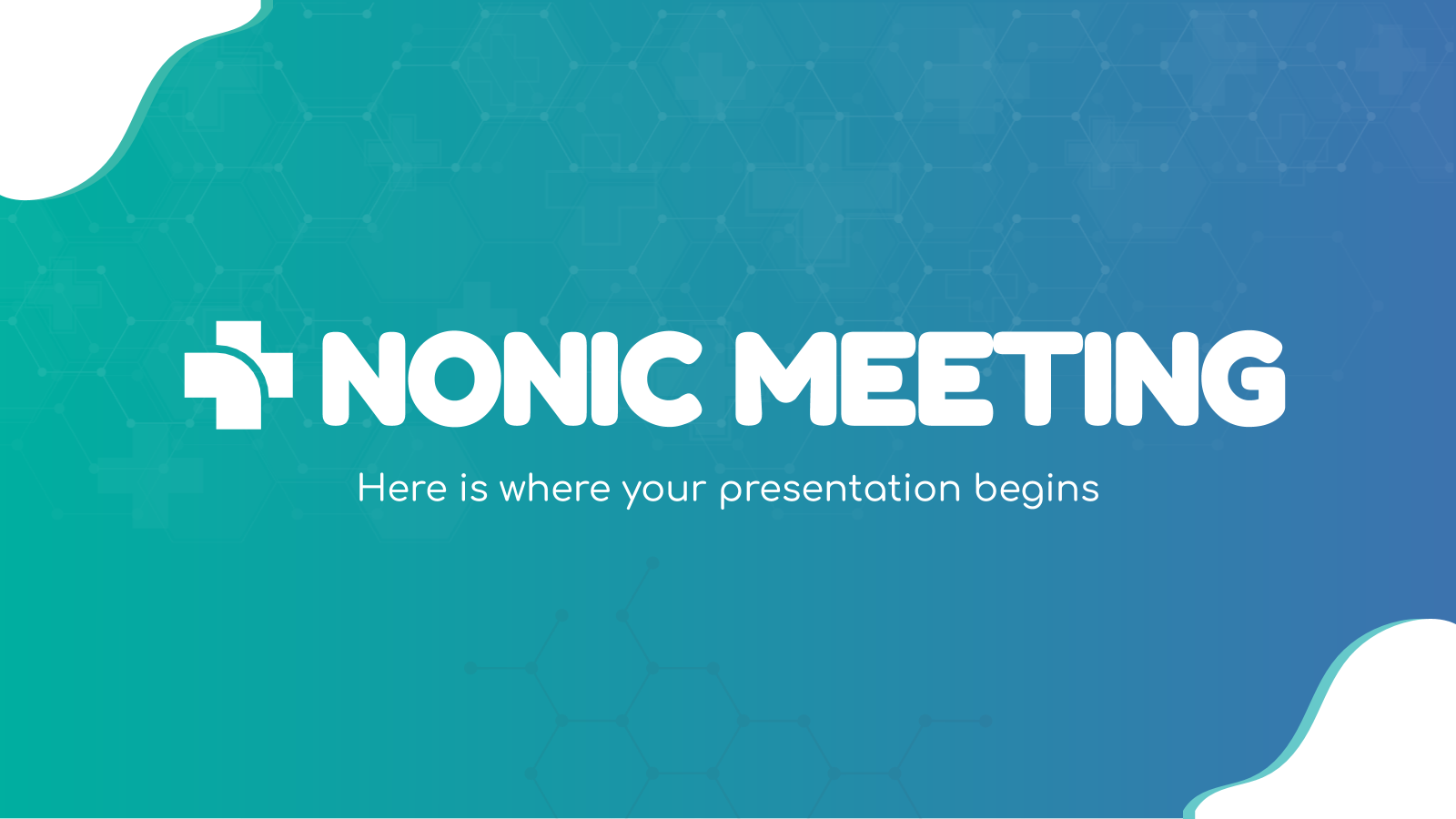 Nonic会议PowerPoint模板