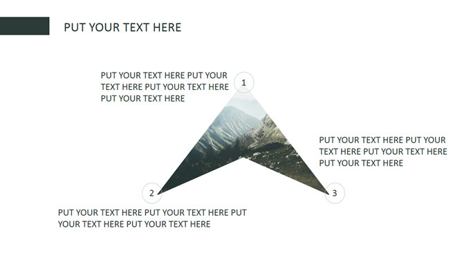 壮丽山河 雄伟山峰PPT模板