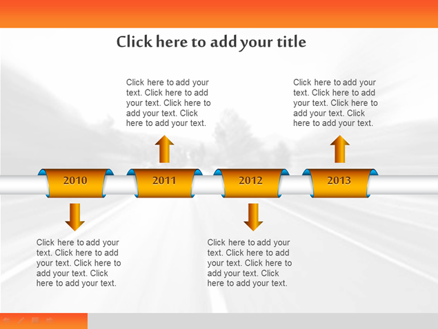 精彩图表科技风PPT模板