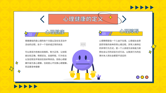 心理健康教育主题班会PPT模板