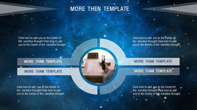 精美宇宙星空PPT模板