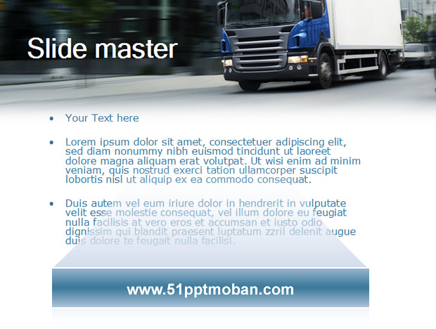 物流货运企业PPT模板