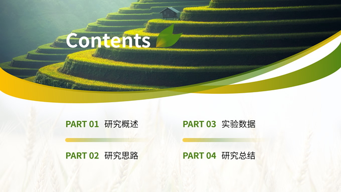 绿色农业毕业答辩
