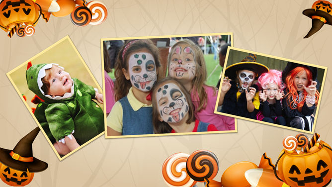 精美动态万圣节主题PPT模板