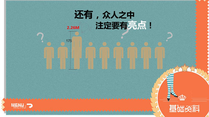 欧美复古风格个人简历PPT模板