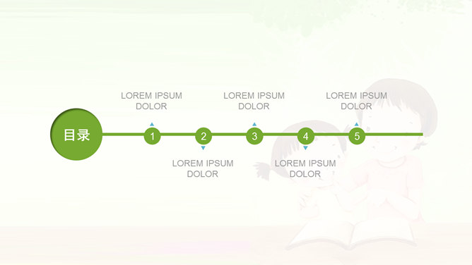 亲子阅读与教育PPT模板