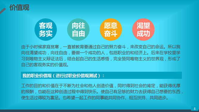 人生规划与职业发展PPT模板