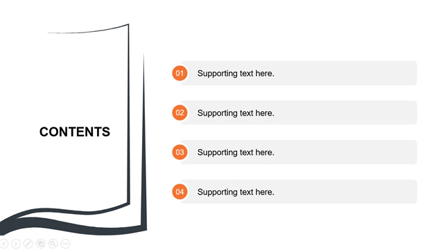简约卡通风精美实用个人简历PPT模板