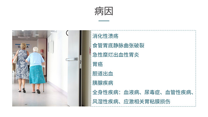 消化道出血护理查房PPT模板