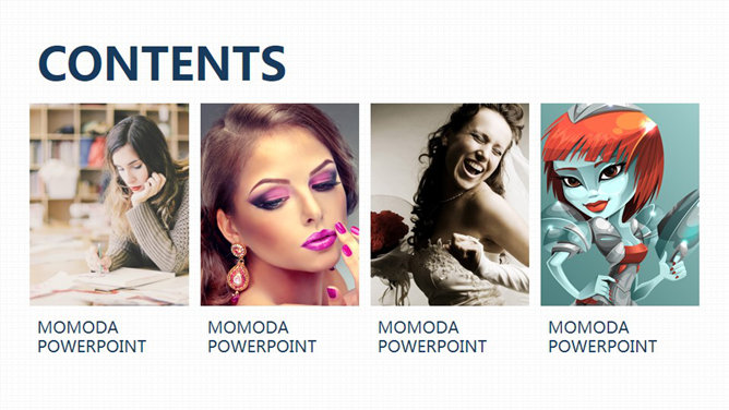 精品清新多功能PPT模板