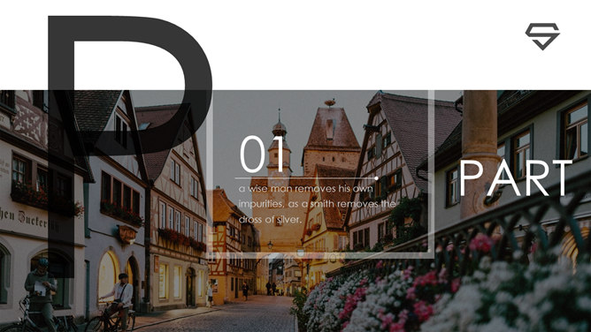 欧美时尚画册杂志风PPT模板