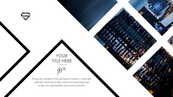 欧美时尚画册杂志风PPT模板