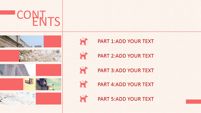 欧美文艺杂志风PPT模板