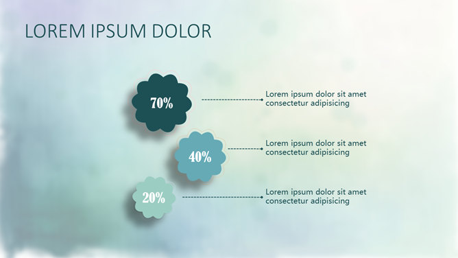 清新竹韵PPT模板