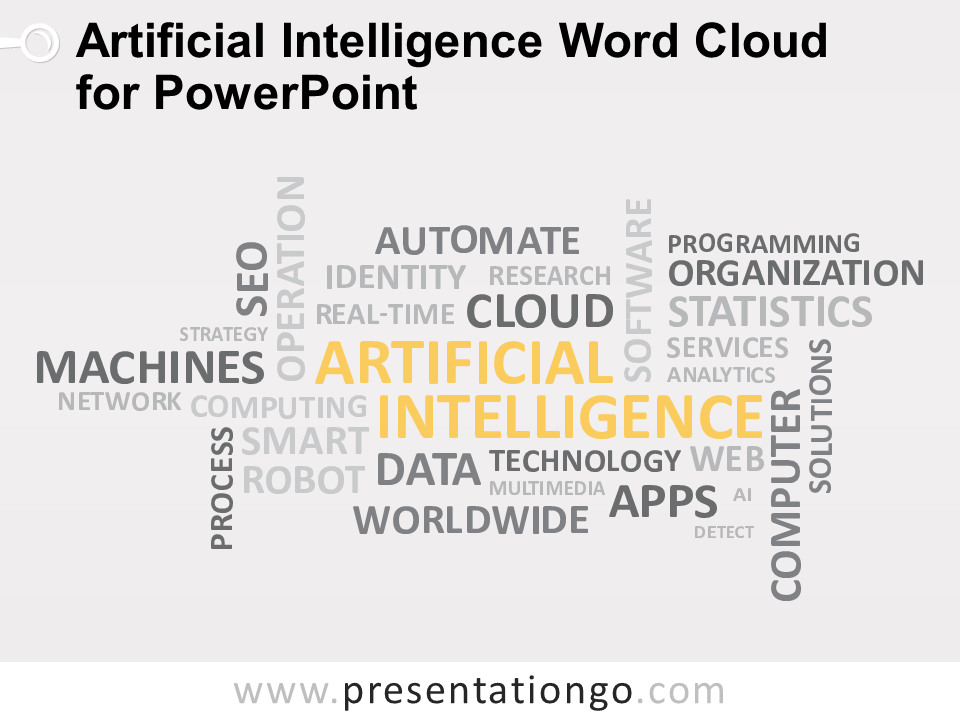 用于PowerPoint的人工智能Word云