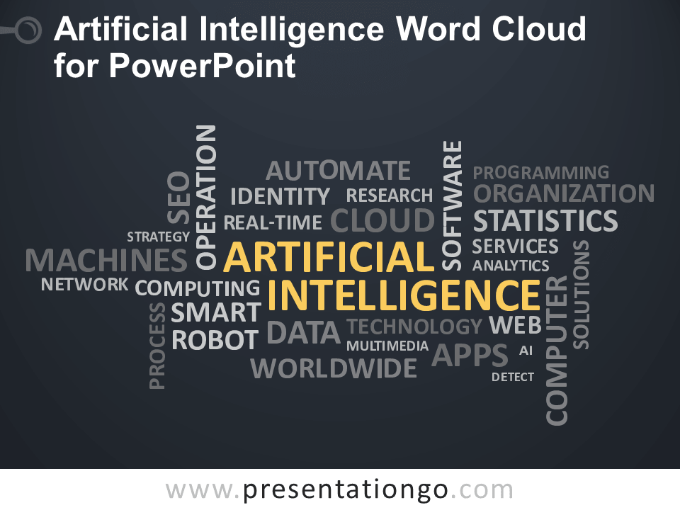 用于PowerPoint的人工智能Word云