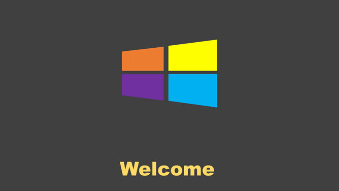 Win8风格自我介绍PPT模板