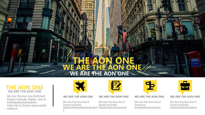 欧美时尚杂志风通用PPT模板