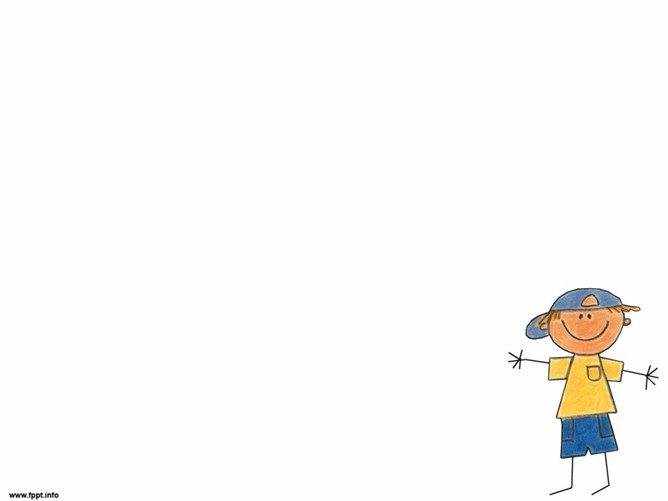 可爱儿童PPT背景图片