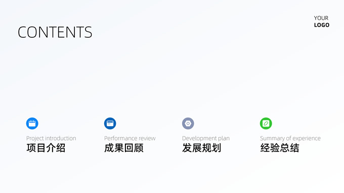 产品运营工作汇报PPT模板