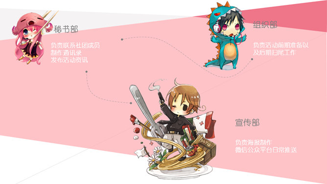 动漫社团招新宣传PPT模板