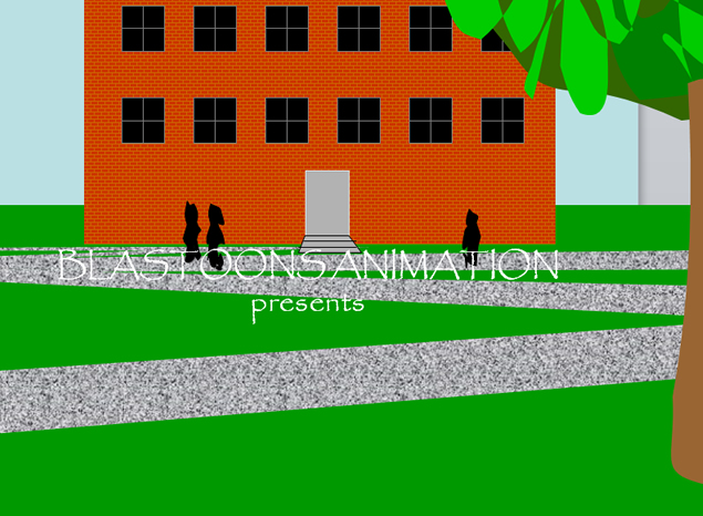 国外高手纯PPT绘制卡通动画情景剧PPT模板