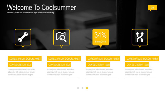 时尚杂志风PPT模板