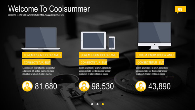 时尚杂志风PPT模板