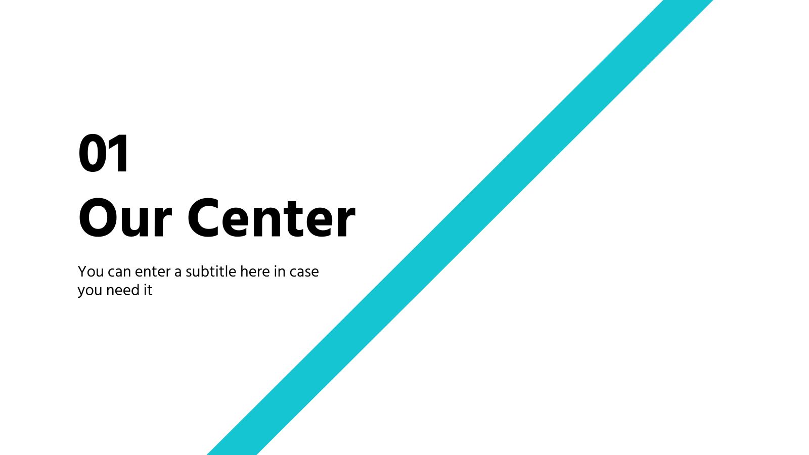 Diadicine Health Center PowerPoint模板