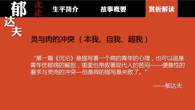 书籍介绍PPT模板