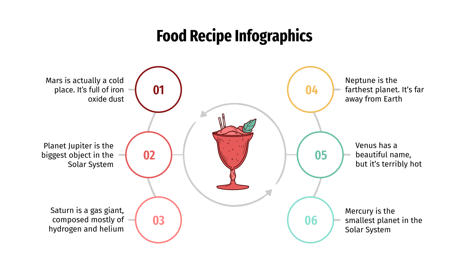 食品配方信息图PowerPoint模板