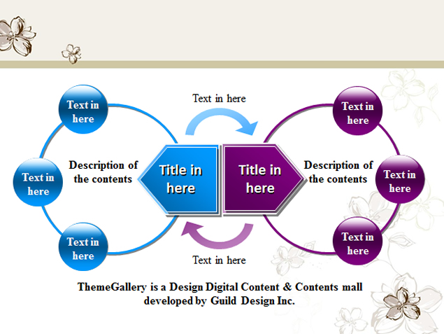 古典花纹中国风PPT模板