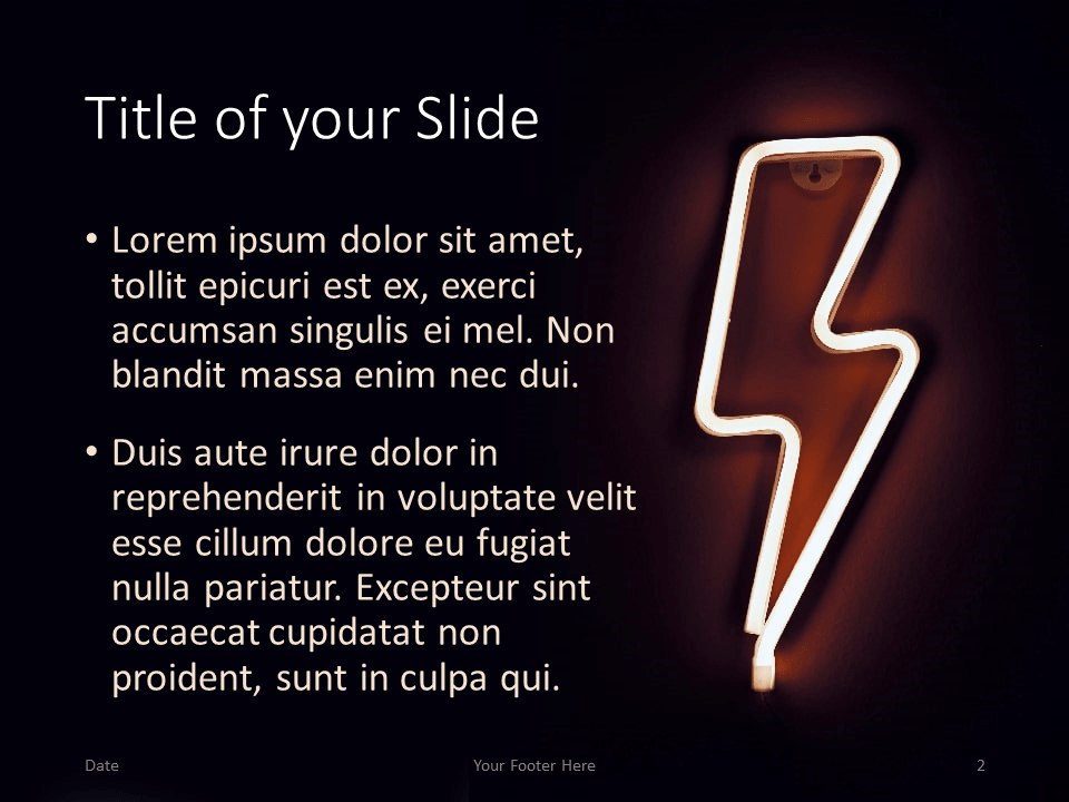 霓虹灯标牌模板