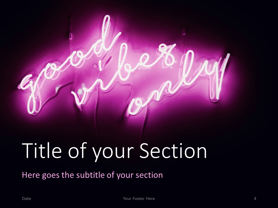 霓虹灯标牌模板