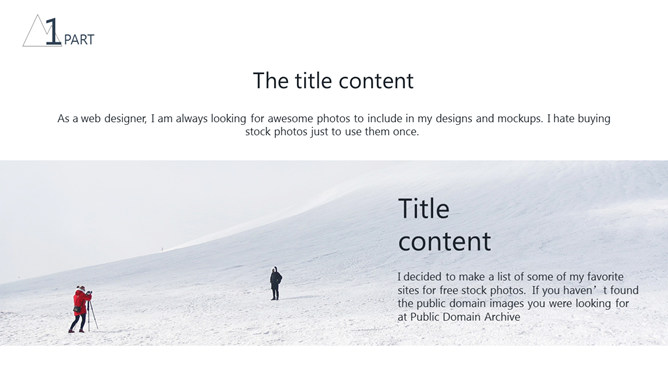 简约时尚欧美风PPT模板