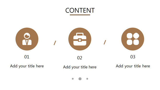 简洁商务图文排版PPT模板