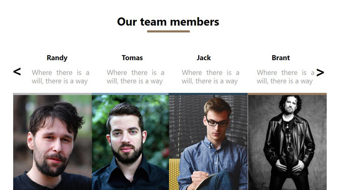 简洁商务图文排版PPT模板